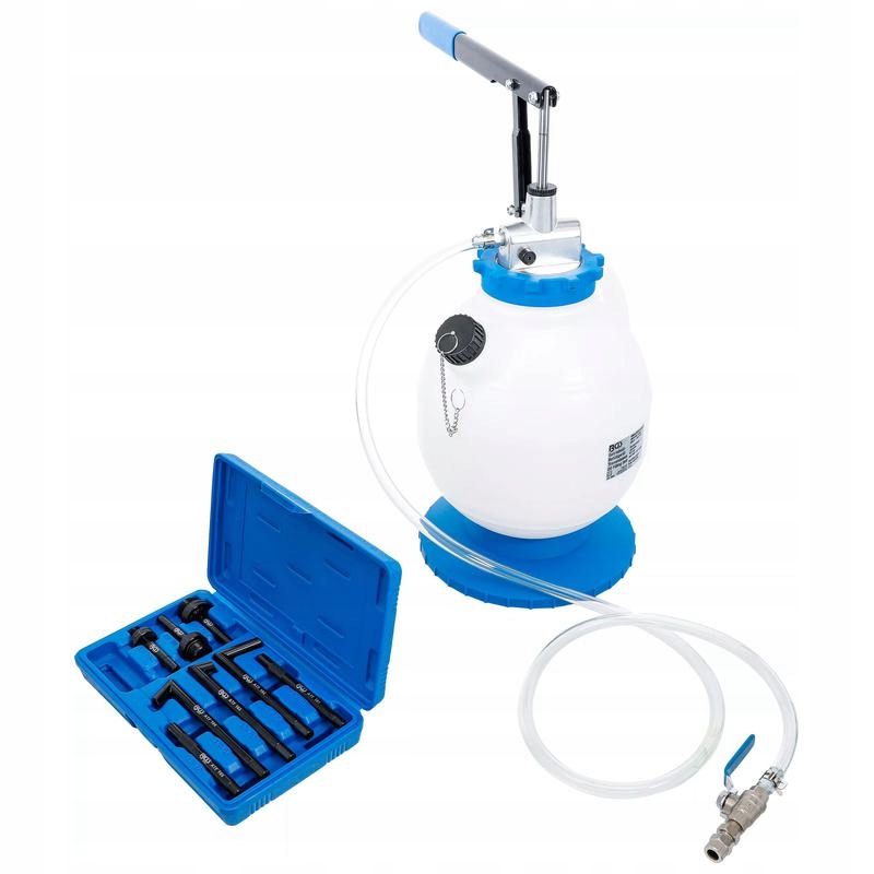 Zařízení pro nalévání převodového oleje s pumpičkou s 8 adaptéry 7 l Bgs