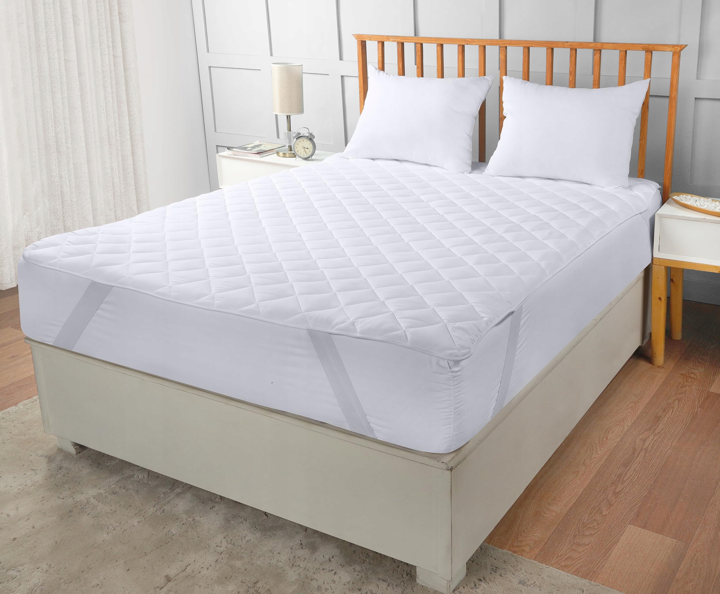 UTOPIA BEDDING Pikowana Nakładka Na Materac 140x200 cm Mikrofibra — miniatura 8