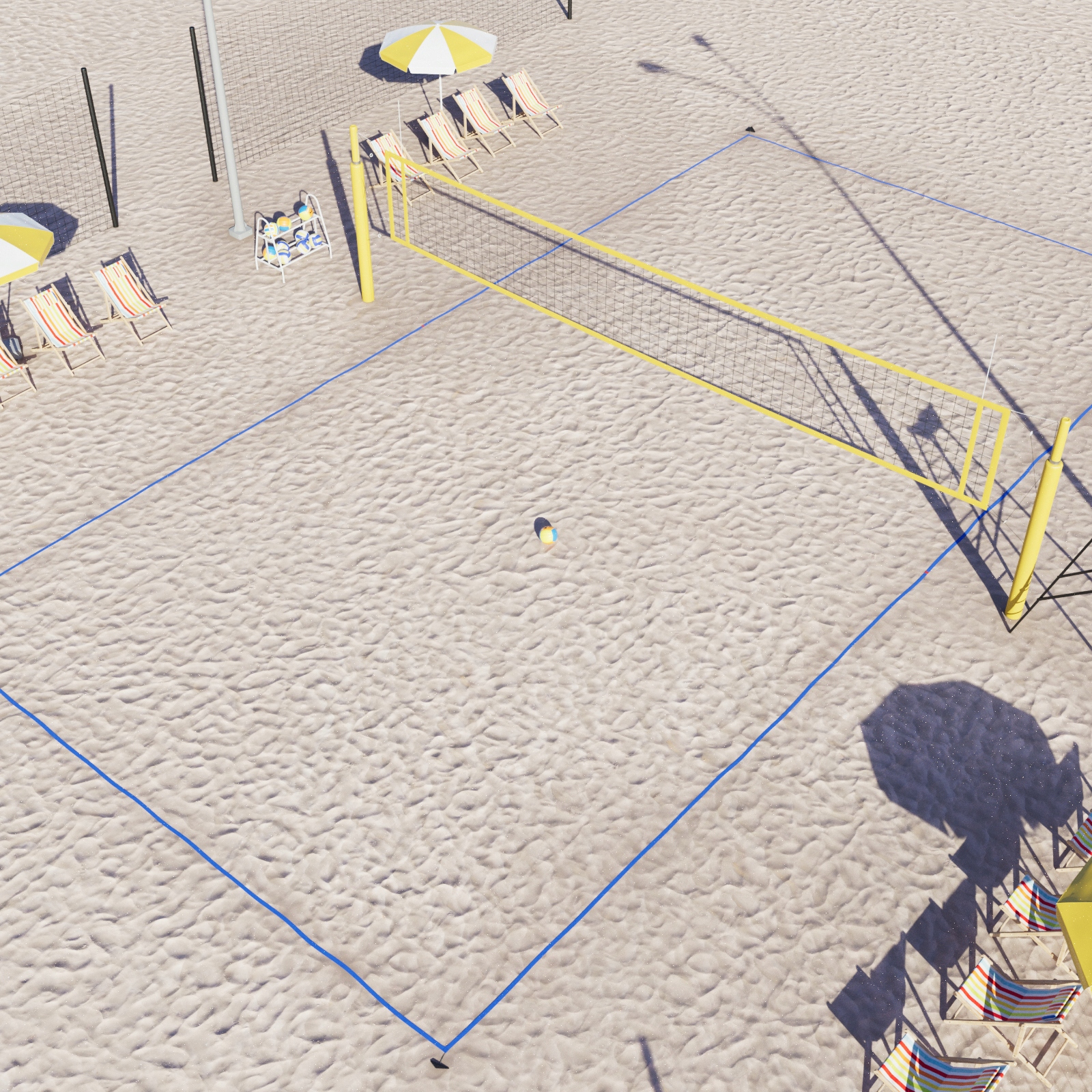 LINIE DO BOISKA SIATKÓWKI PLAŻOWEJ 16X8 NIEBIESKIE EAN (GTIN) 0751144512125