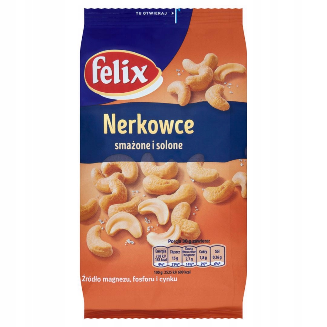 Felix Kešu Ořechy smažené a solené 240 g