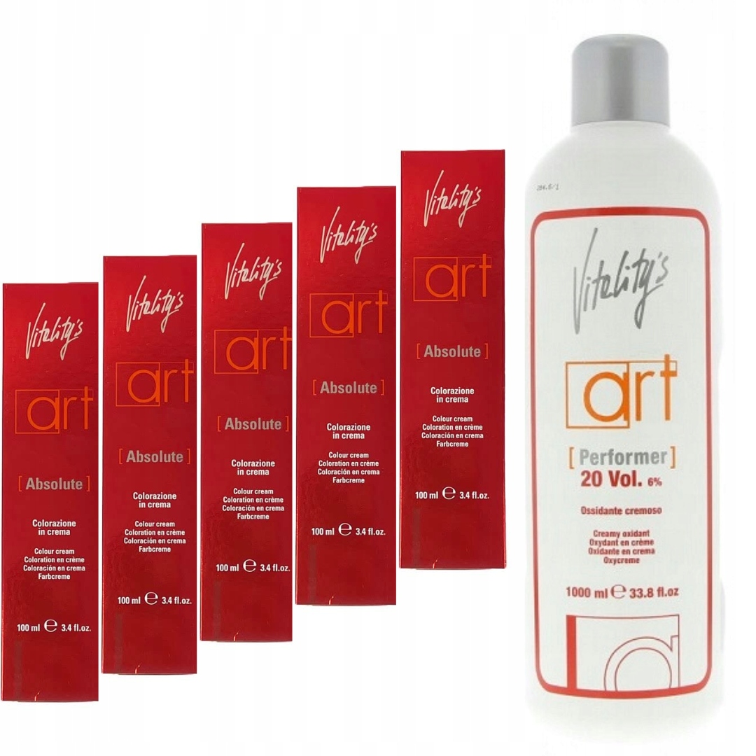Vitalitys Farba Art zestaw 5x wybrany kolor aktywator