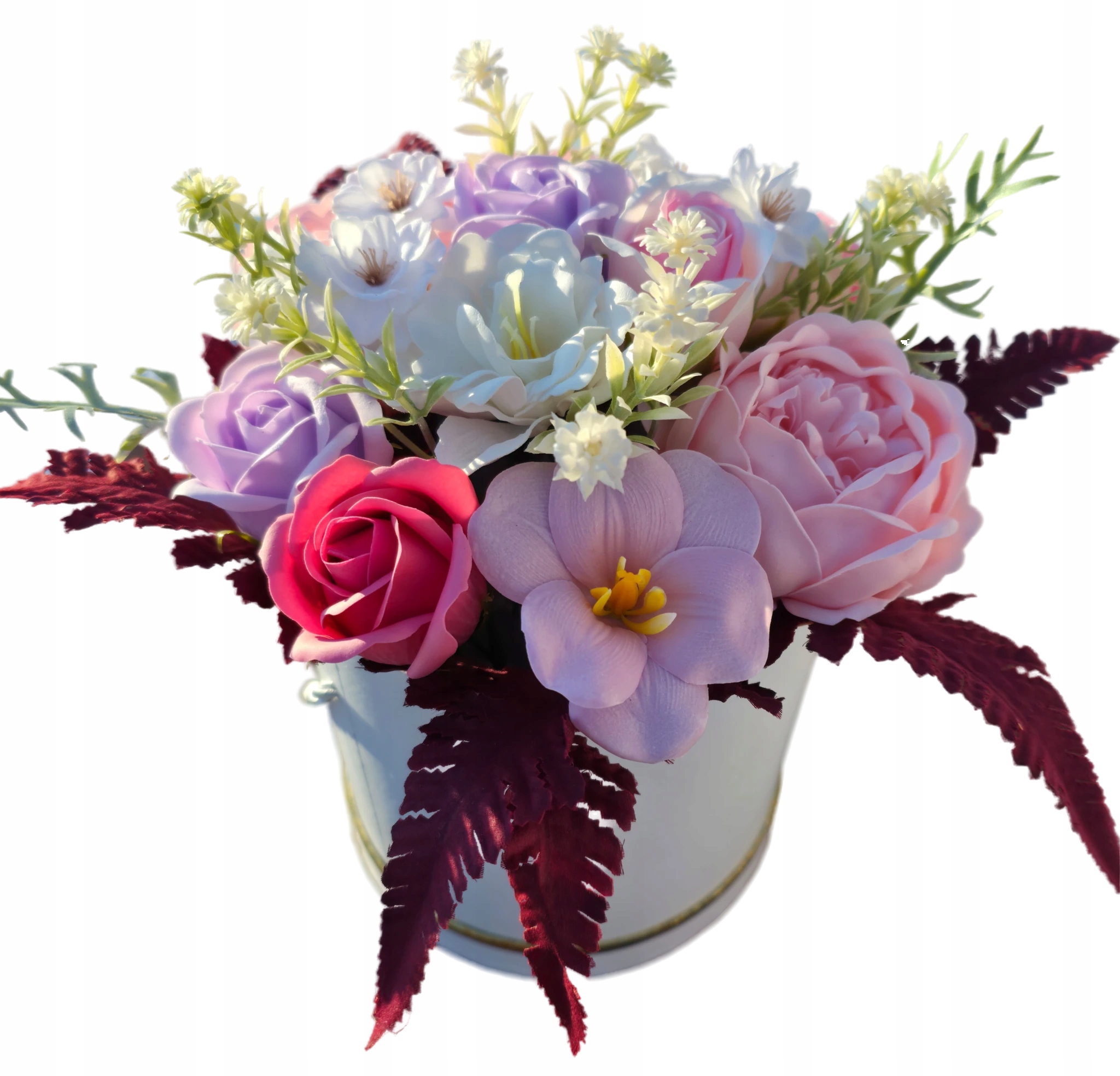 Velký Květinový Box Mýdlové Květiny Kytice Jako Dárek Pro Aromatické Koupele