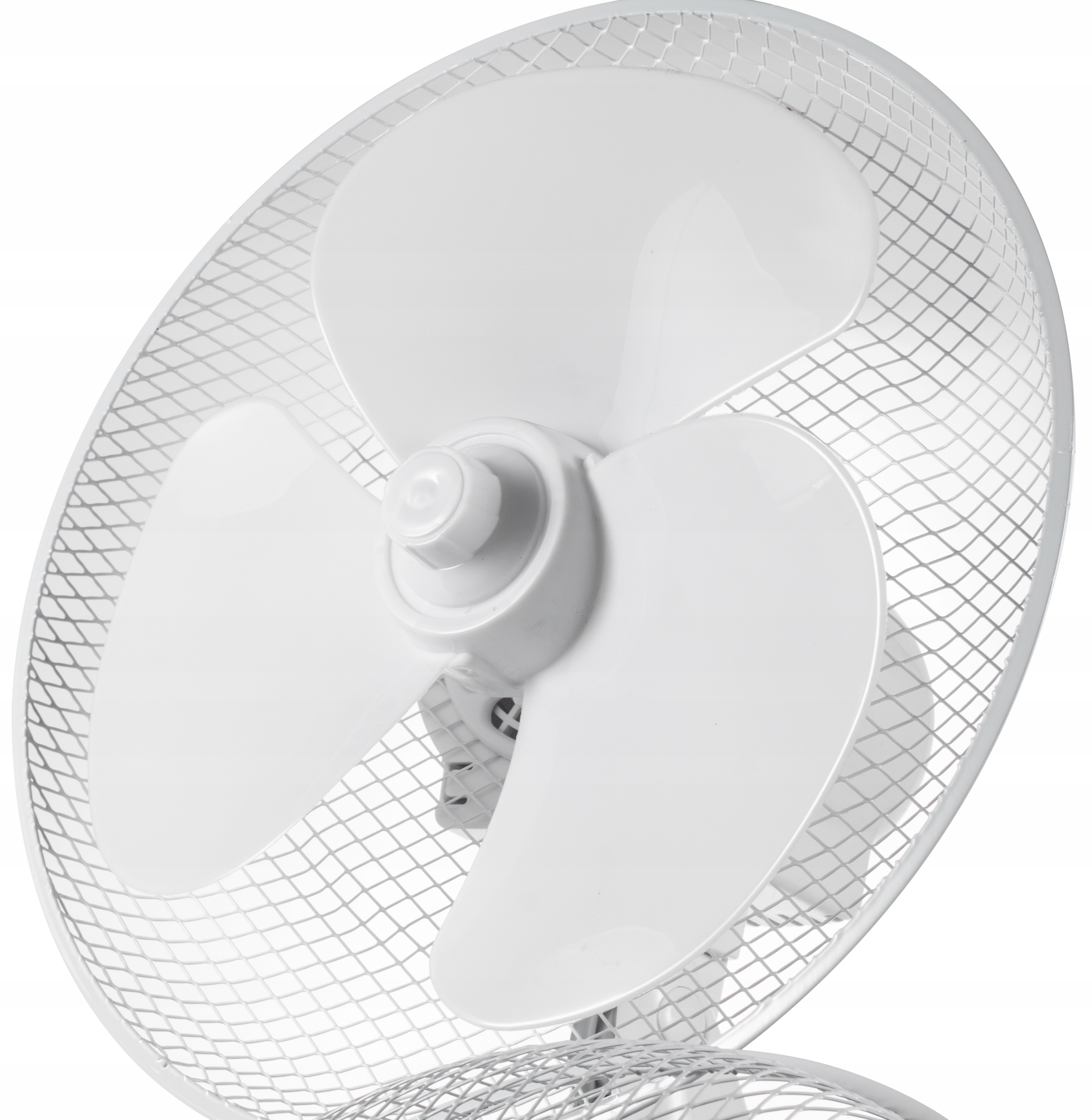 WENTYLATOR Biurkowy WIATRAK Stołowy CICHY MOCNY Kolor dominujący biały