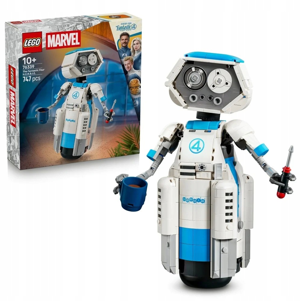 * Lego 76339 Marvel Heroes Fantastická čtyřka H.e.r.b.i.e.