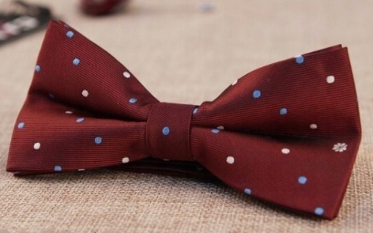 MUCHA Muszka bordowa Marka bez marki