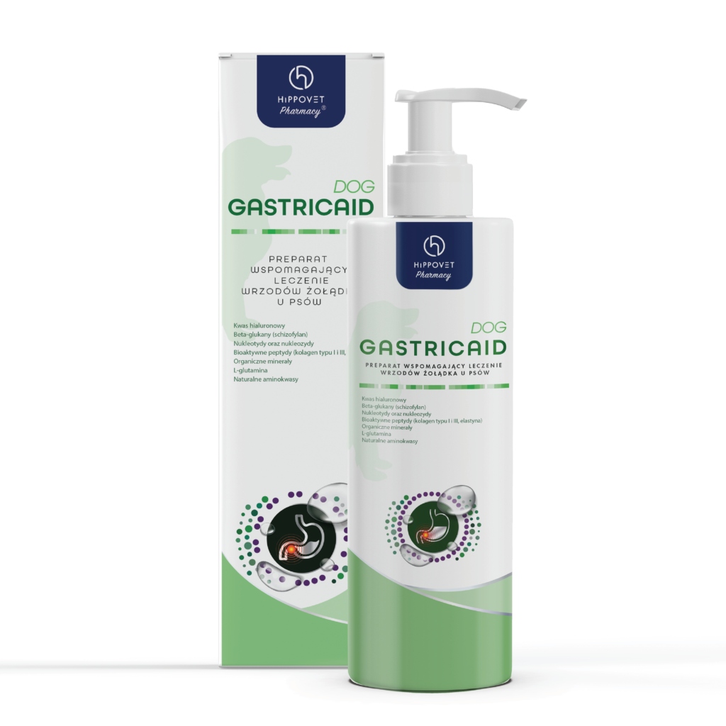 Preparat dla psa wspomagający leczenie wrzodów GastricAid 250ml Hippovet