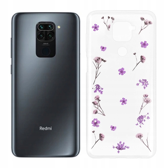 ETUI POKROWIEC KWIATY do XIAOMI REDMI NOTE 9 Marka Inna