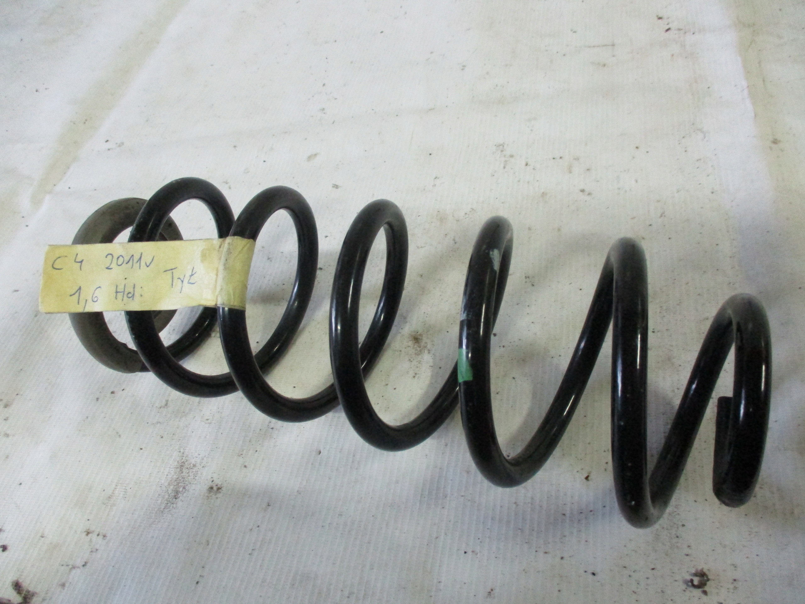 spring rear part rear Citroen C4 1,6 HDI 2011r