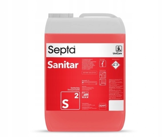 Levně Septa Sanitar S2 10 L gel Na Čištění Sanitárních Zařízení