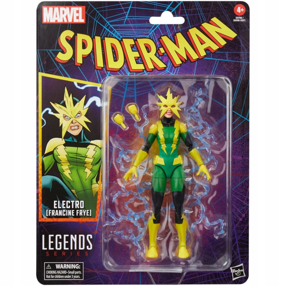 Marvel Legends Spider-Man Hasbro Pohyblivá Figurka Electro (francine Frye)