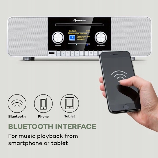 RADIO INTERNETOWE BT, MP3, DAB+, Spotify Connect Model Connect CD MKII