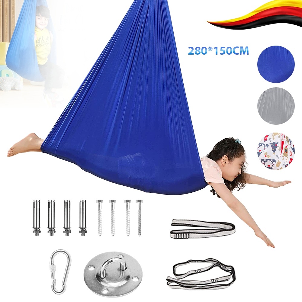 Terapeutická Houpačka Pro Děti, Senzorická Houpačka 150*280 CM