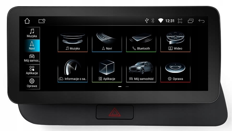 Navigace Rádio Android Audi Q5 1 A 2/32 Gb Carplay Lte Concert Symphony