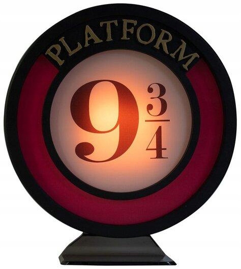 Lampka Ścienna Biurkowa Harry Potter PERON 9 3/4 Efekt Migotania Licencja