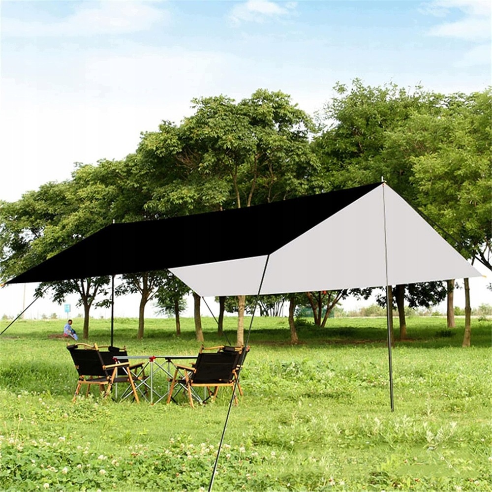 Tarp Markiza Płachta Biwakowa Namiotowa 3X3M Do Ogrodu Przydomowego Patio