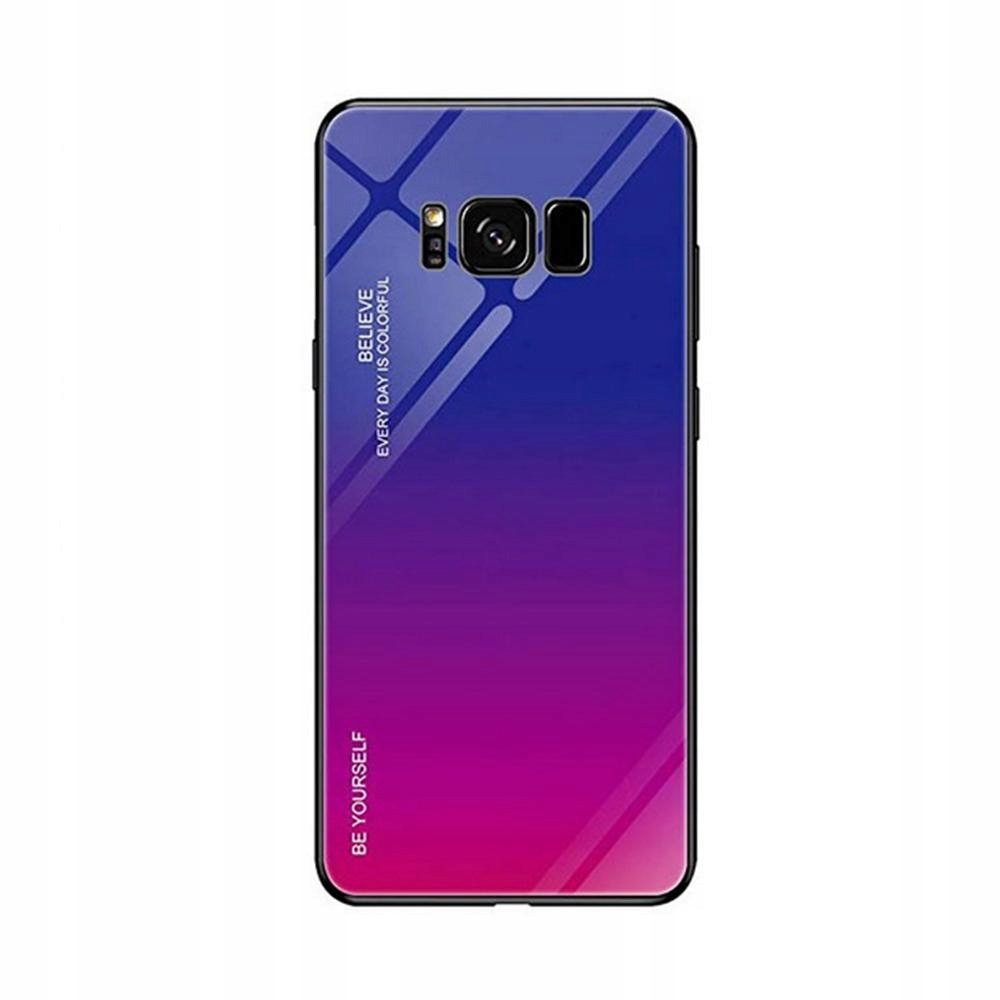 

Etui Szklane filetowo różowe do Samsung S8 Plus