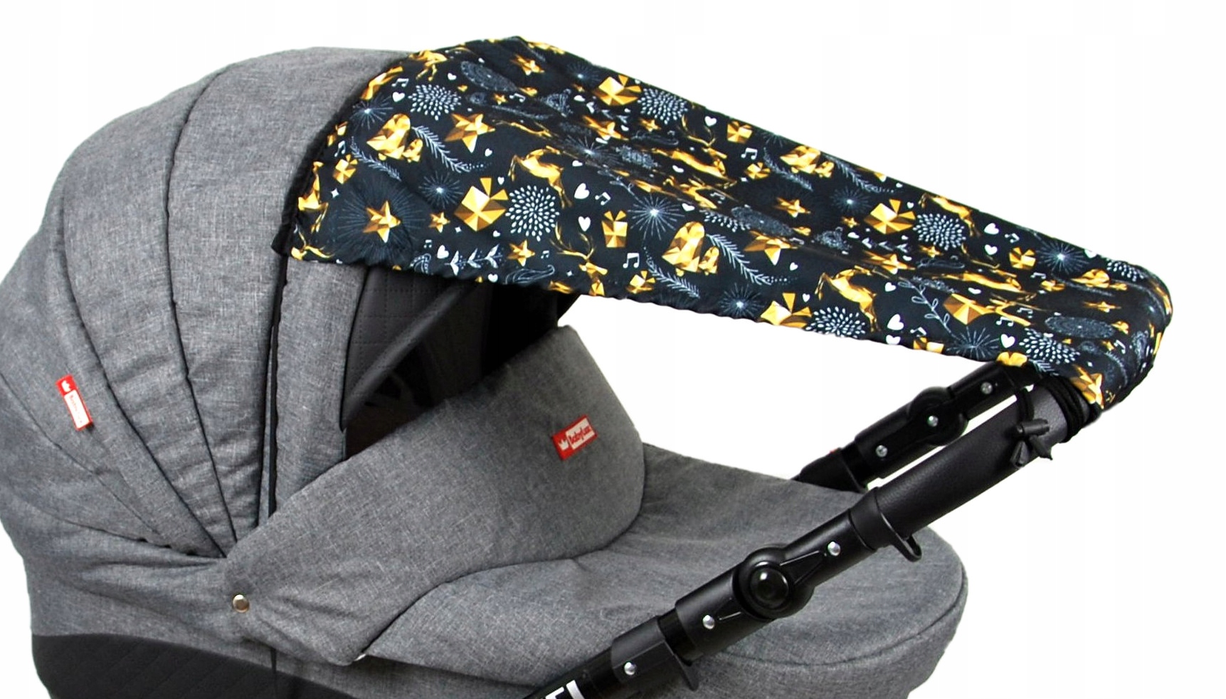 BabyLux OSŁONKA DASZEK do wózka FILTR UV druk N 74