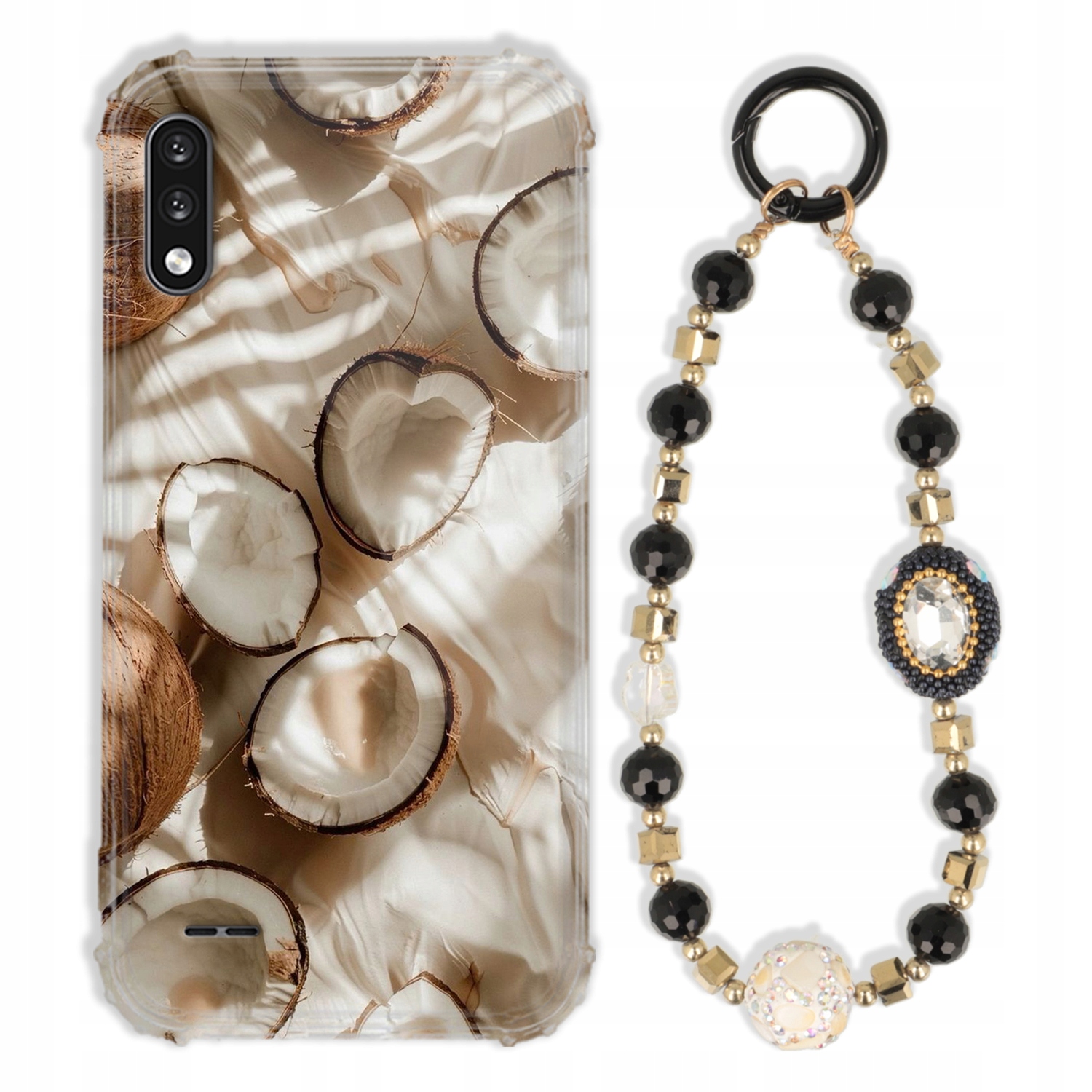 Puzdro Pre Lg K22 Case Antishock Zirkóny Čierno-zlaté Odolné Silné