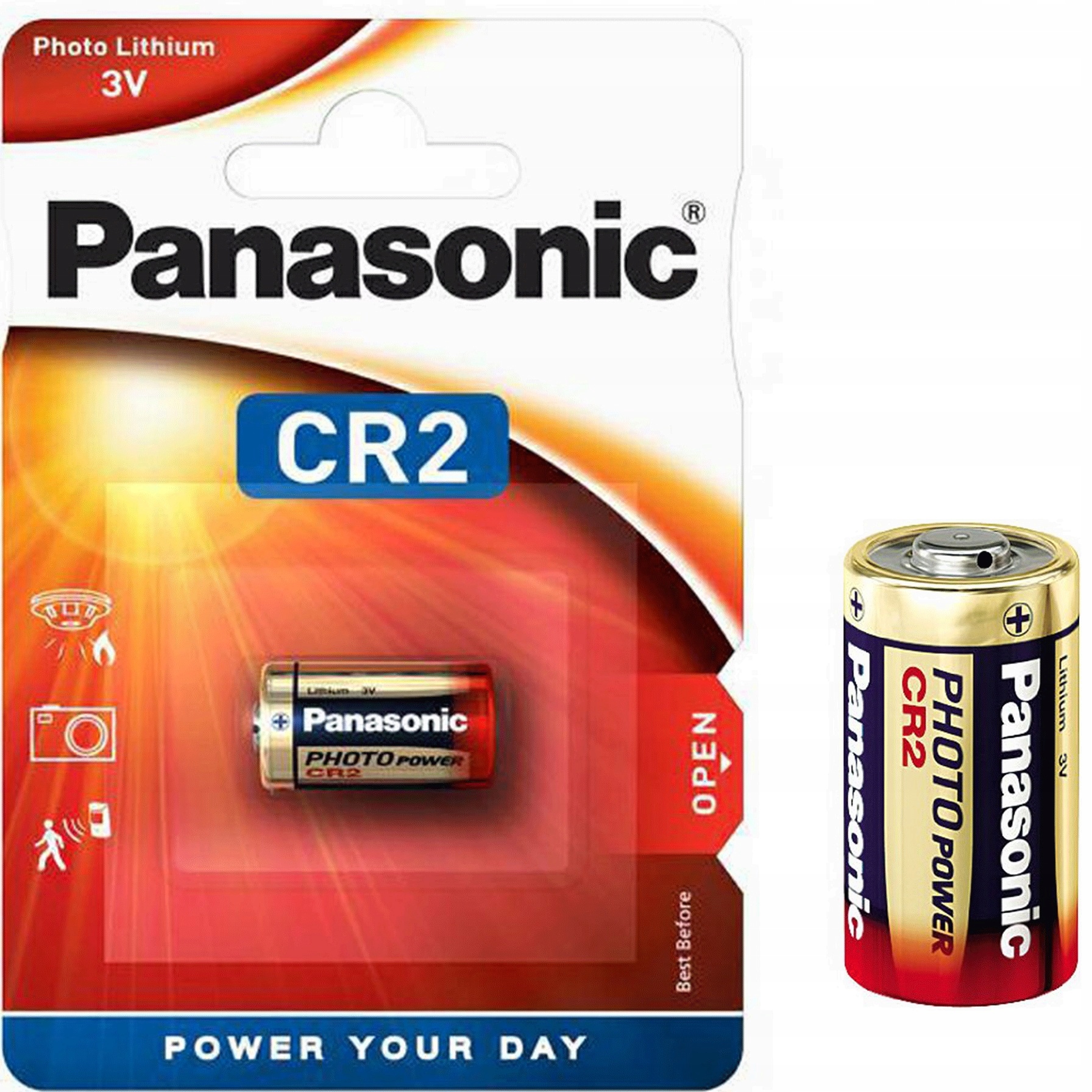 

Panasonic Bateria litowa CR2 850 mAh 3 V Foto