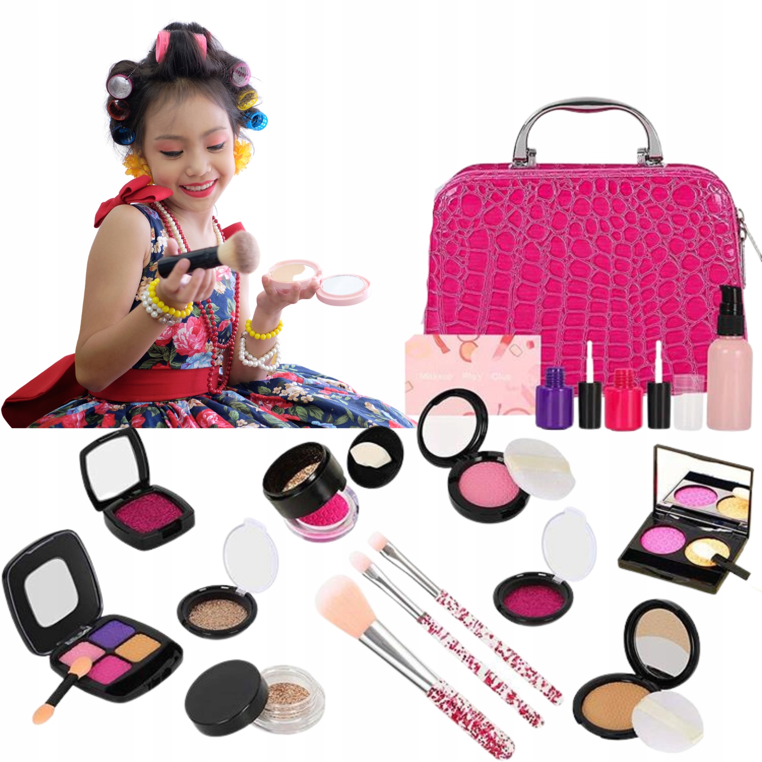 

Kuferek Kosmetyków Makeup Zestaw Do Malowania XXL