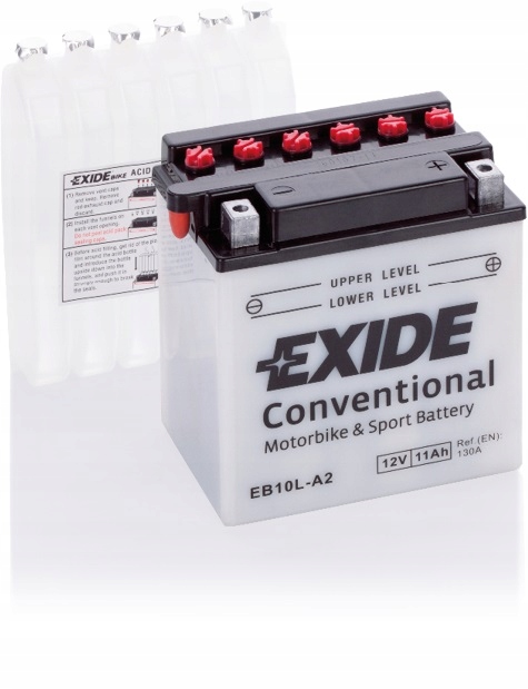 Akumulator Exide YB10L-A2 EB10L-A2 12V 11Ah 130A P+