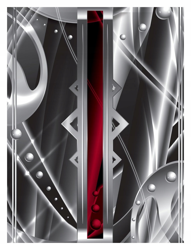 Tapeta Kov Červená Abstrakcia Technológia Futurizmus 184x254 vinyl lepidlo