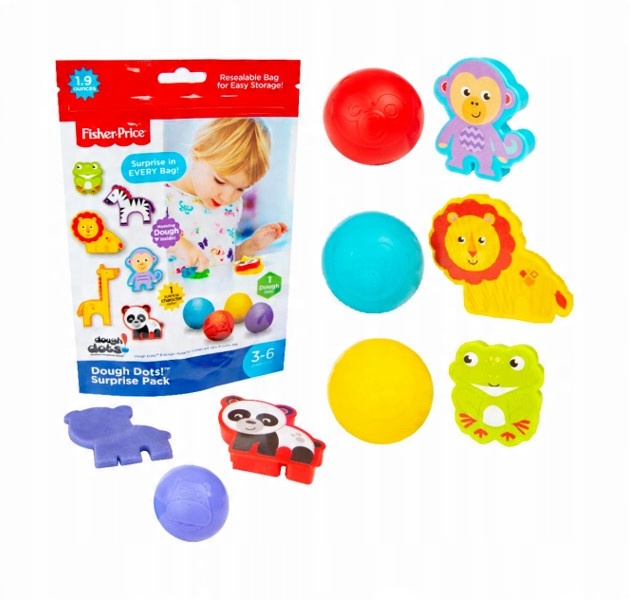 

Ciastolina Niespodzianka Fisher Price Dough Dots