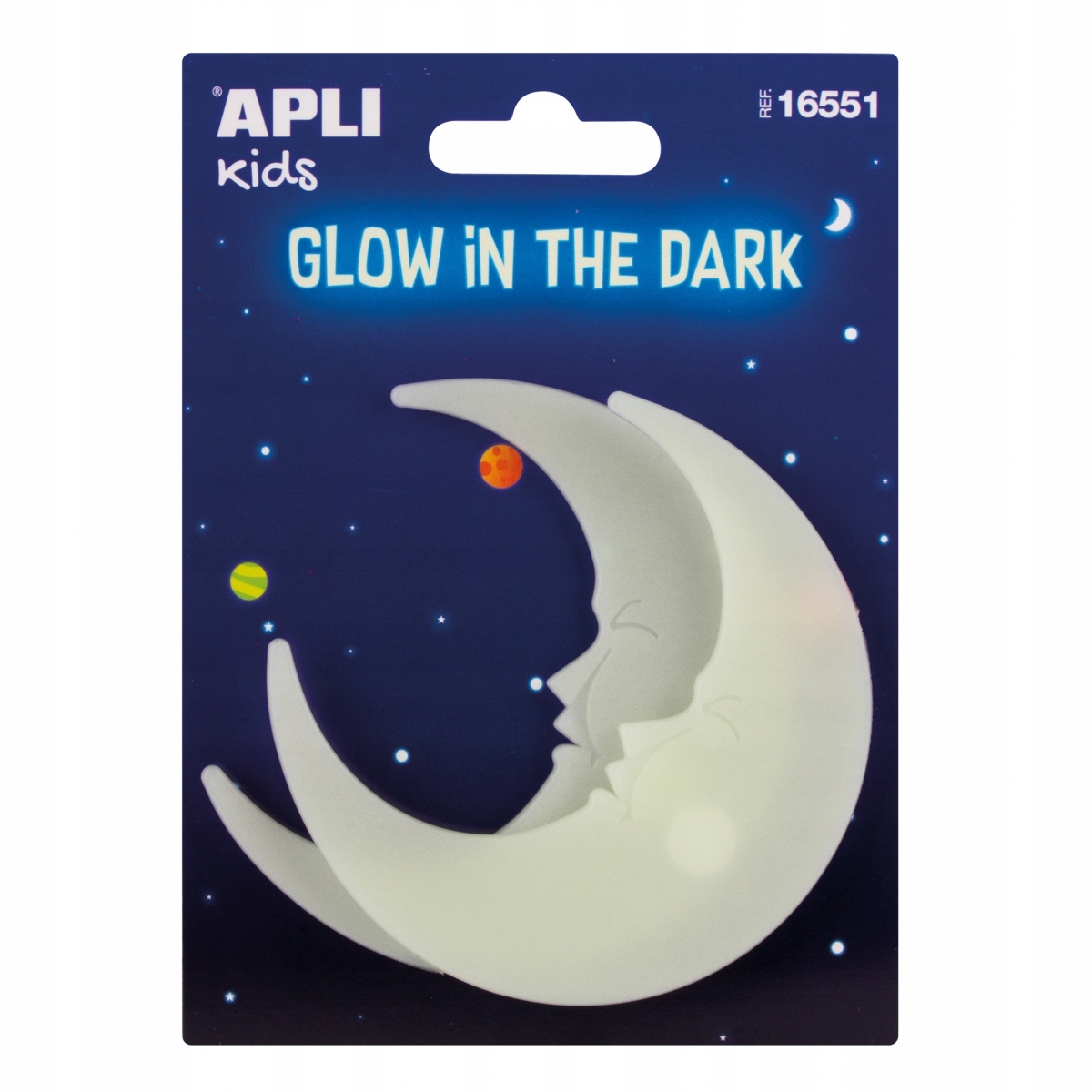 

Apli Kids Fluorescencyjne naklejki Księżyce 2 sz