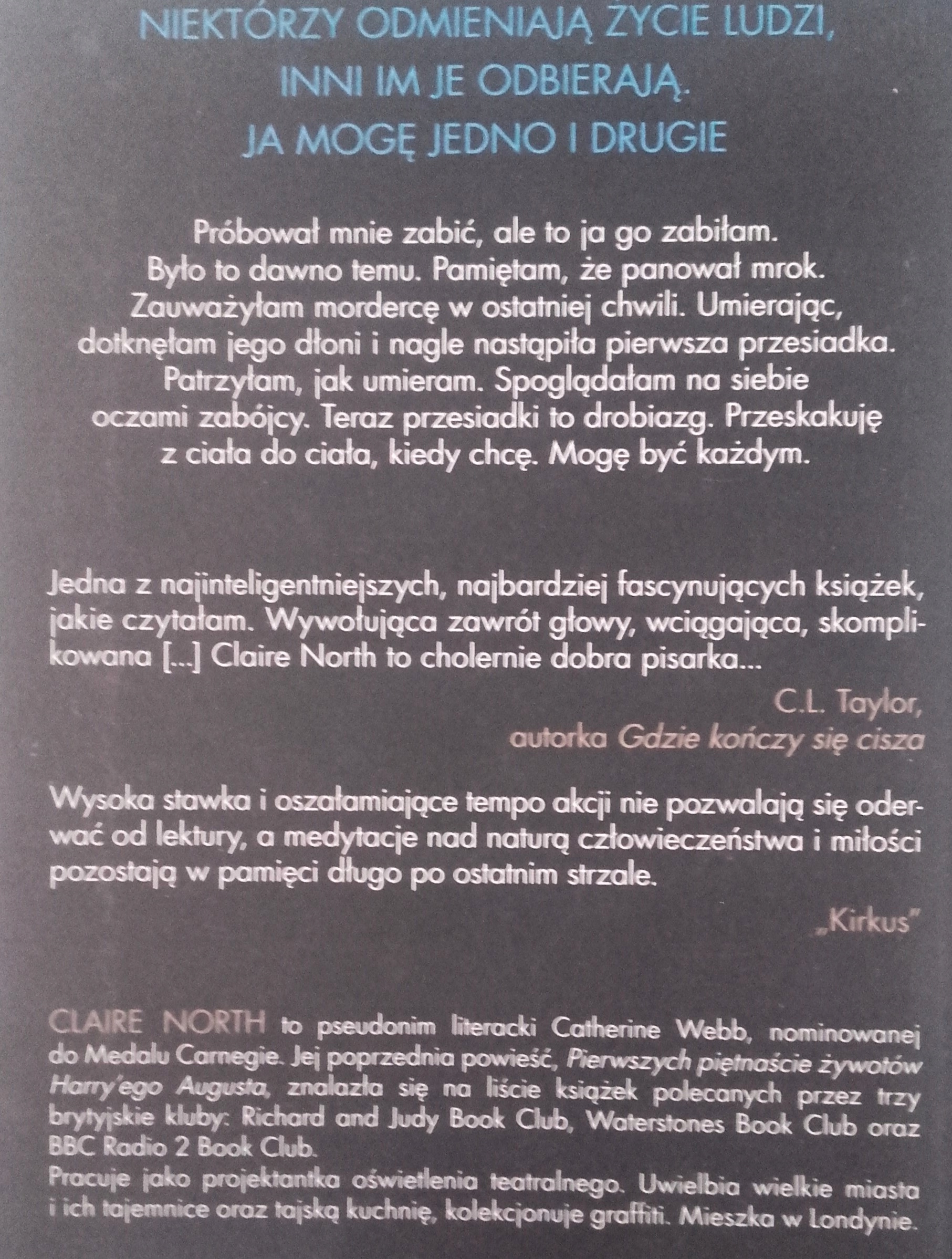 DOTYK - CLAIRE NORTH Tytuł Dotyk