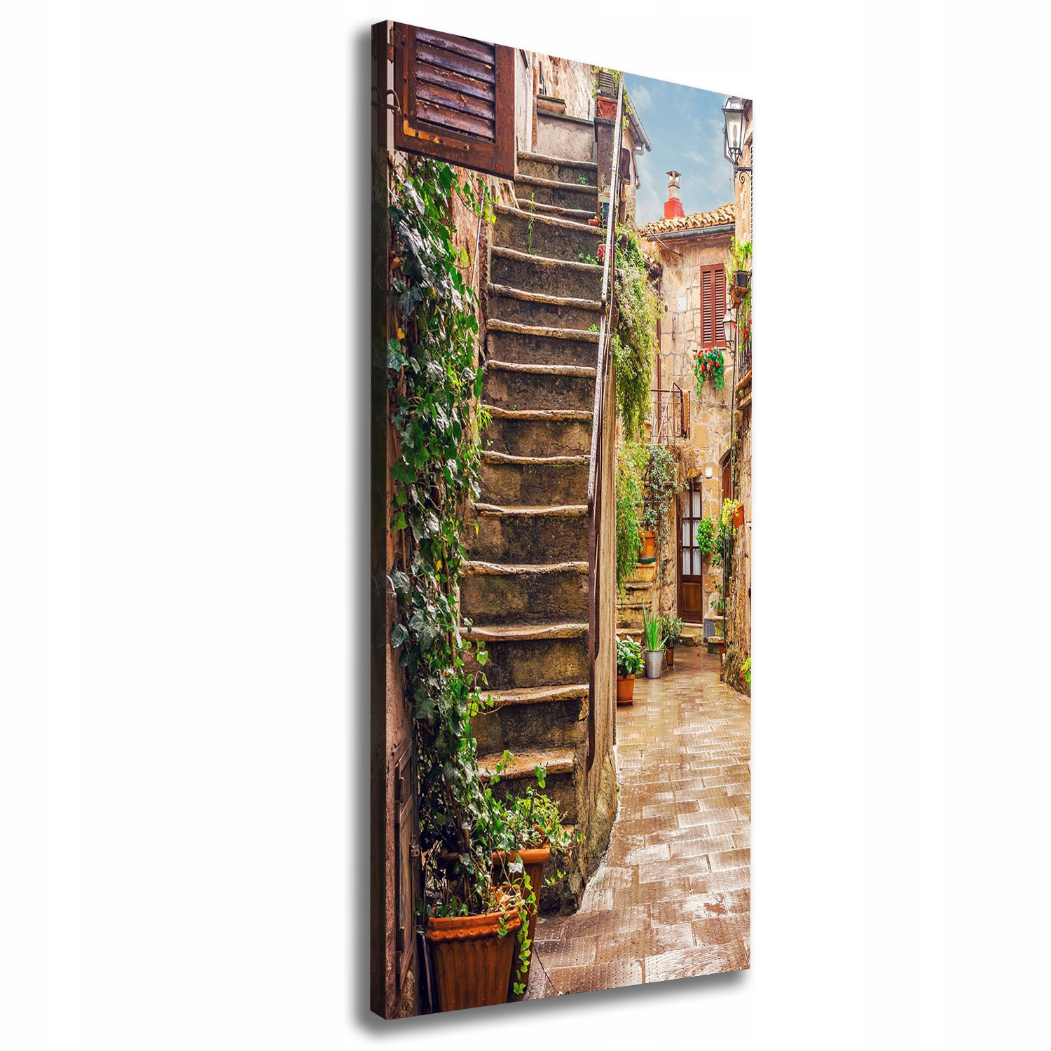 Fotoobraz obraz na plátně Italské uličky 50x125 cm
