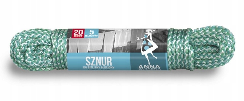 

Sznur do bielizny na pranie Anna Zaradna 5 mm 20 m