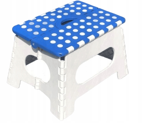 PODEST PRZENOŚNY STOPIEŃ STOŁEK SKŁADANY TABORET ANTYPOŚLIZGOWY STOŁECZEK Materiał plastik
