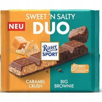 Levně Ritter Sport Čokoláda Duo Sweet&Salty 218 g