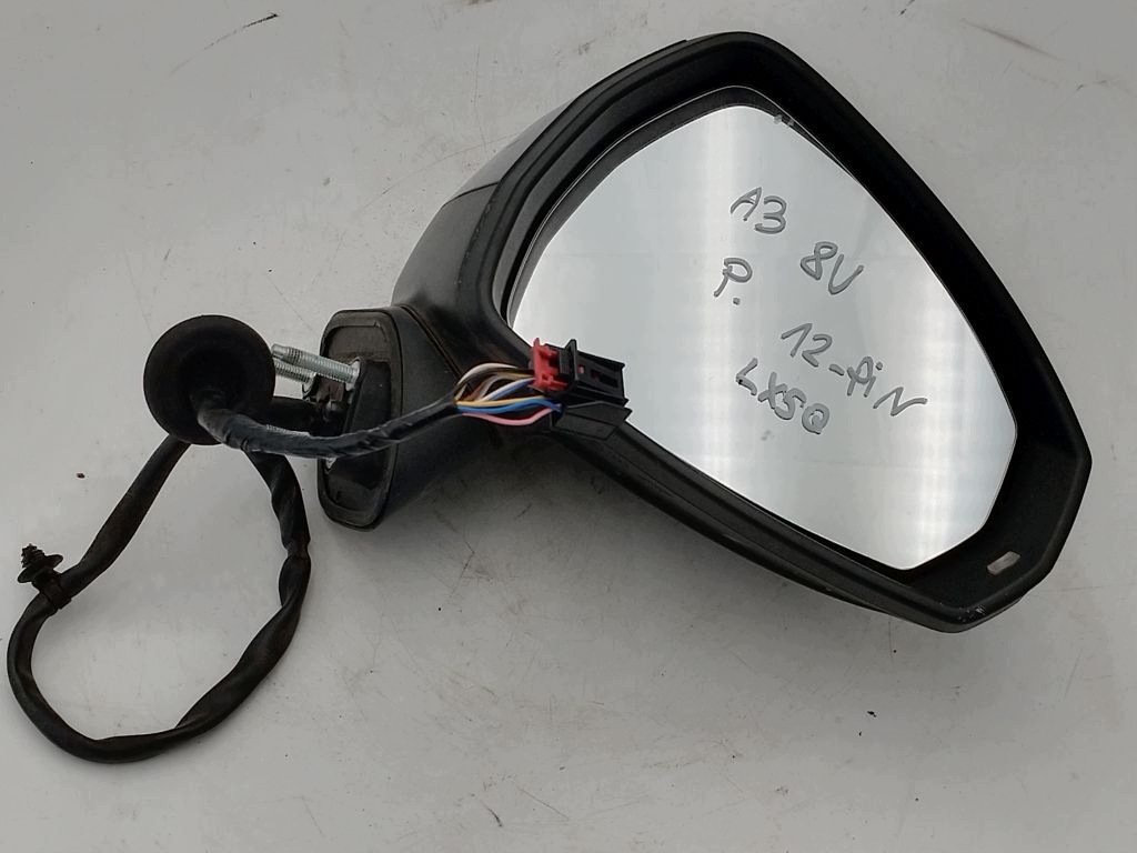 Audi A3 8V mirror right el. 12 PIN LX5Q