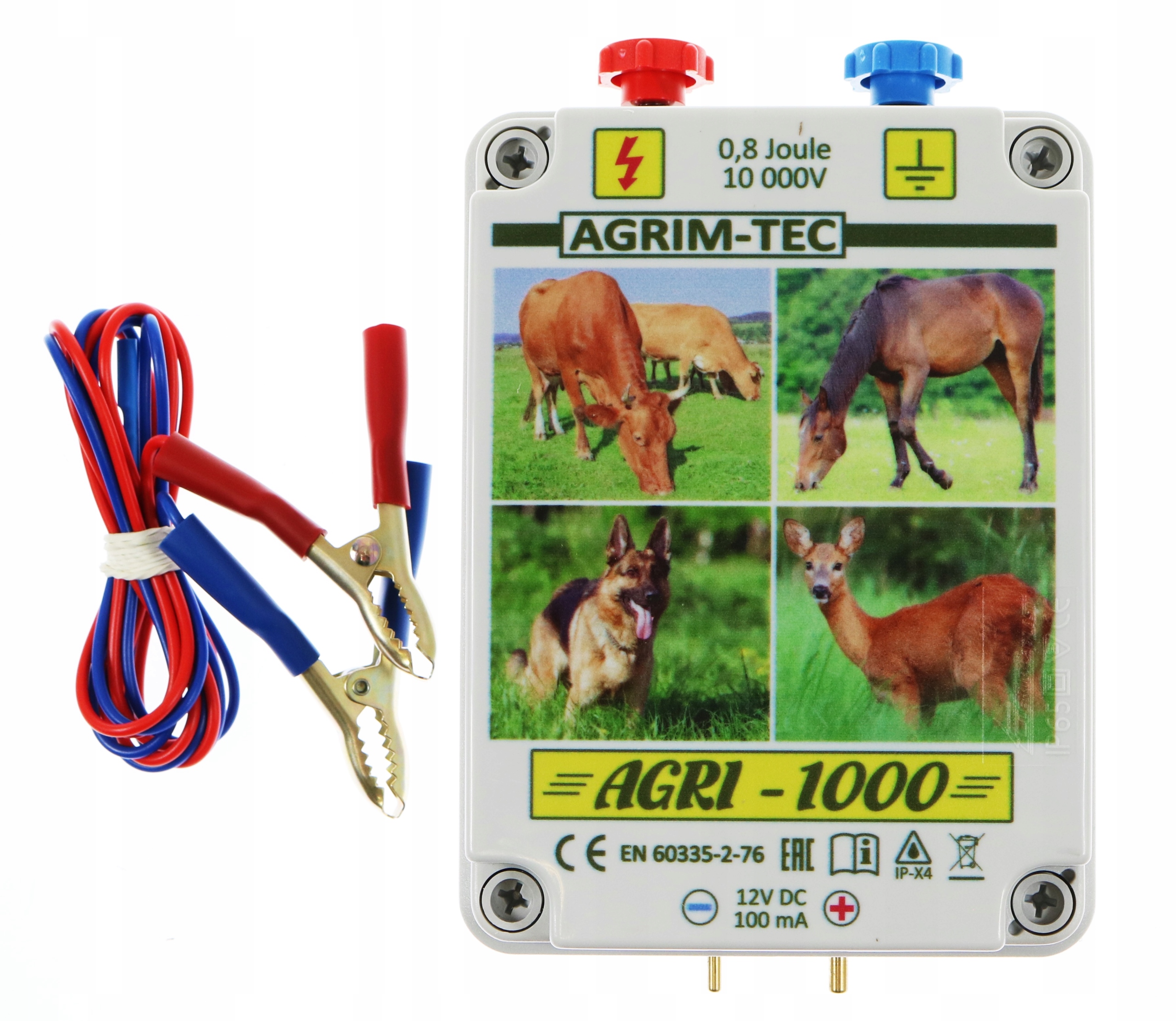 OGRODZENIE DLA ZWIERZĄT HODOWLANYCH PASTUCH ZESTAW Kod producenta 1001PL-1