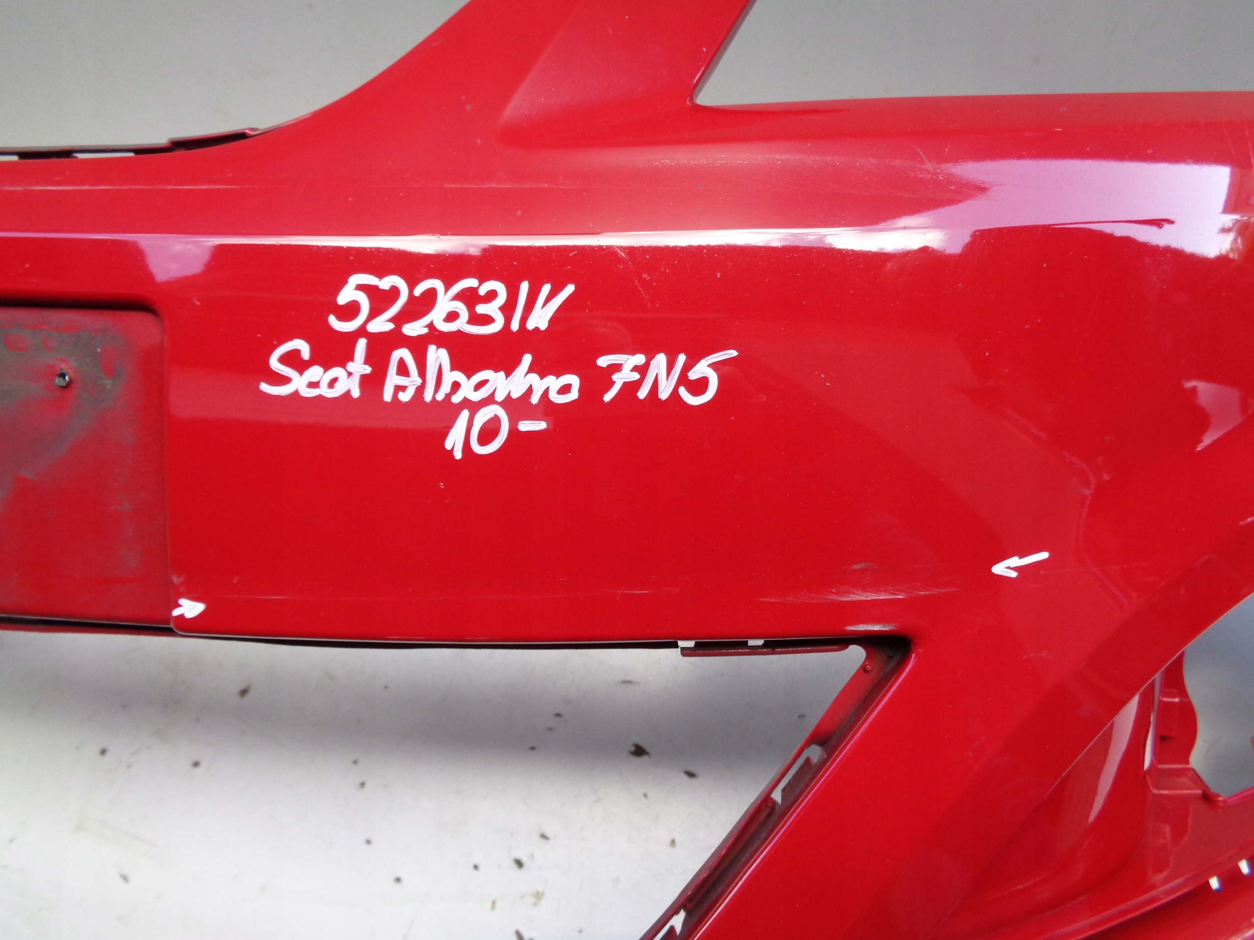 front bumper SEAT ALHAMBRA 7N5 10- NR 52263