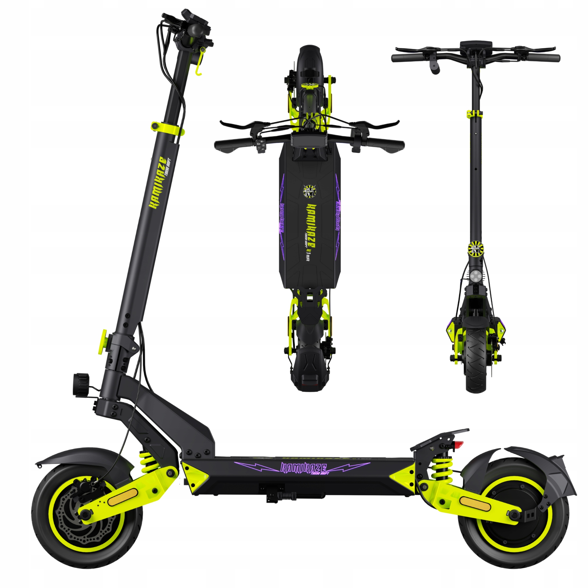 Vozidlo Kamikaze K1 Max Tokyo 2025 2x1000W, 11“ kola, rychlost až 55 km/h