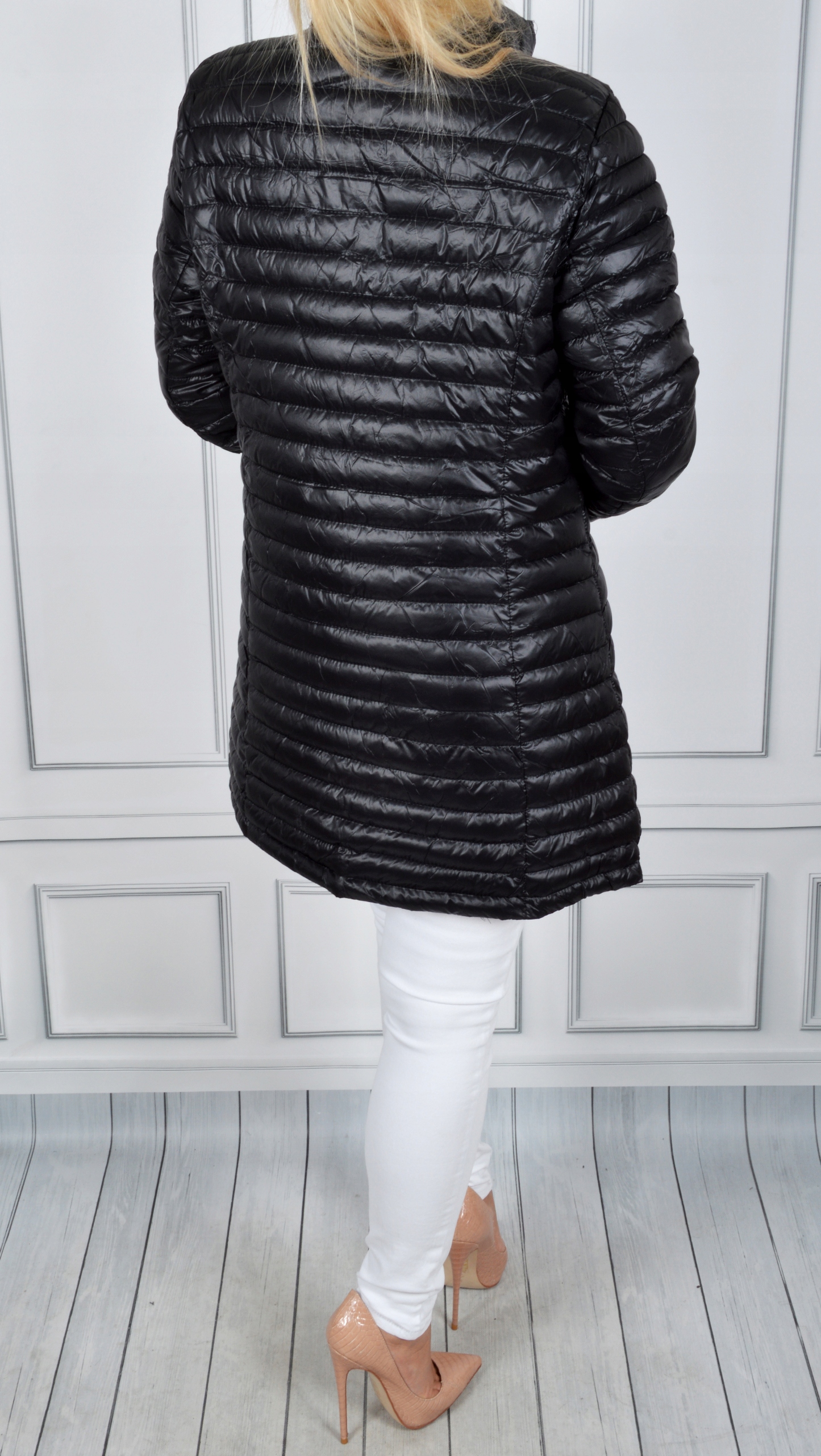 Płaszcz Pikowany kurtka damska dwustronna PlusSize Kolor wielokolorowy