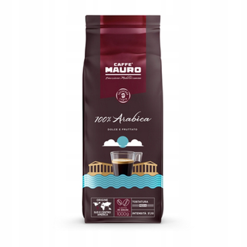 Levně Caffe Mauro Káva zrnková Arabica 1 kg