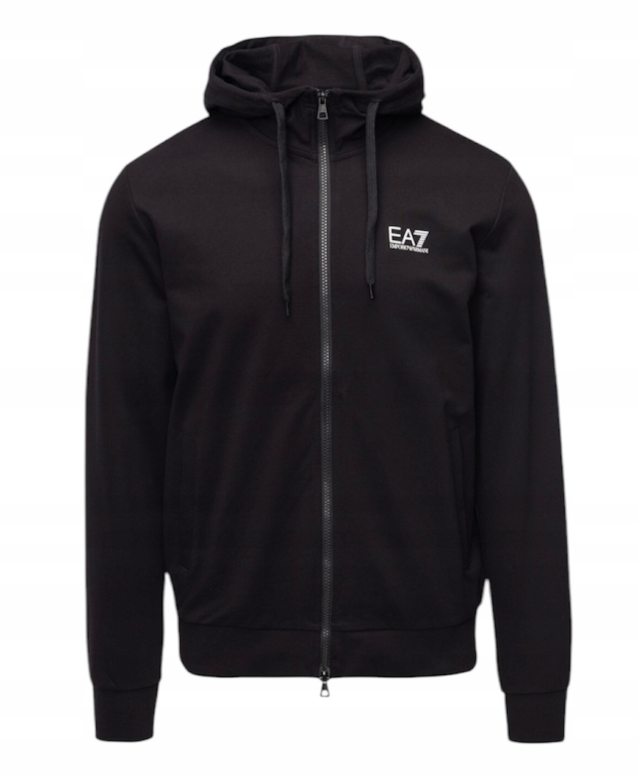 EA7 Emporio Armani Bluza męska 8NPM33 Pjvrz 1200 Czarny Regular Fit roz M