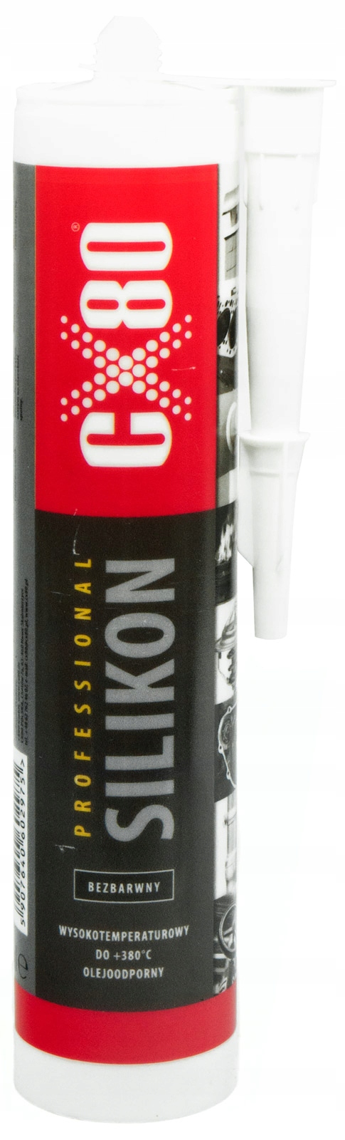 

Silikon wysokotemperaturowy 310ml CX80 bezbarwny