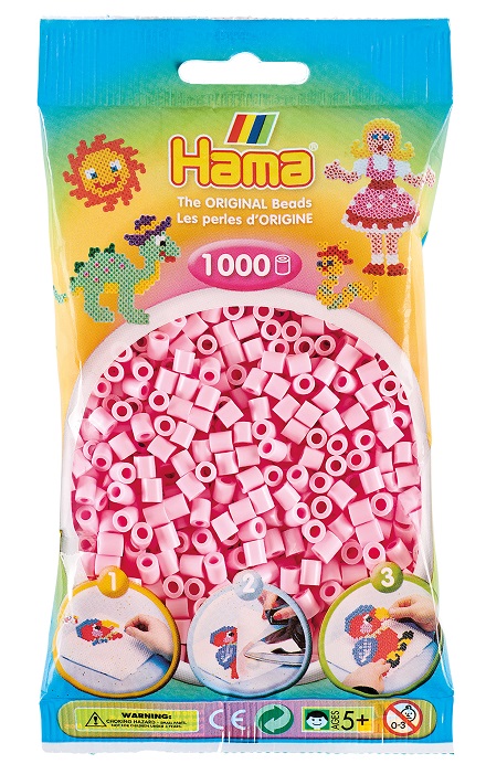 

Koraliki Hama MIDI 1000 207-95 Jasny Róż Pastelowy