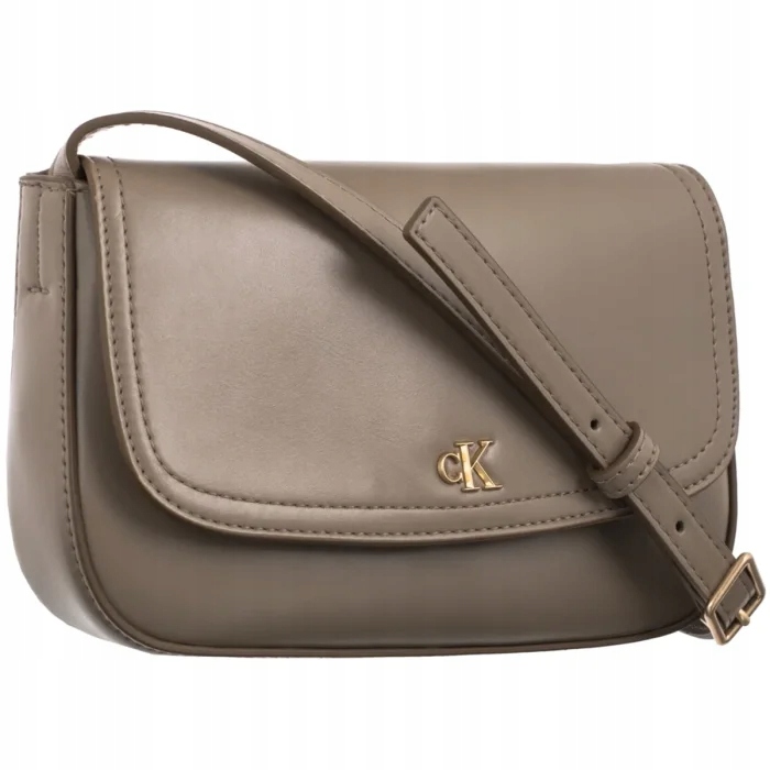 Klasická kabelka Calvin Klein Flap Bag LV04F3421G Béžová