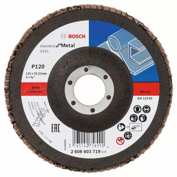 BOSCH tarcza listkowa 125x22,2 mm 2608603719 x3szt