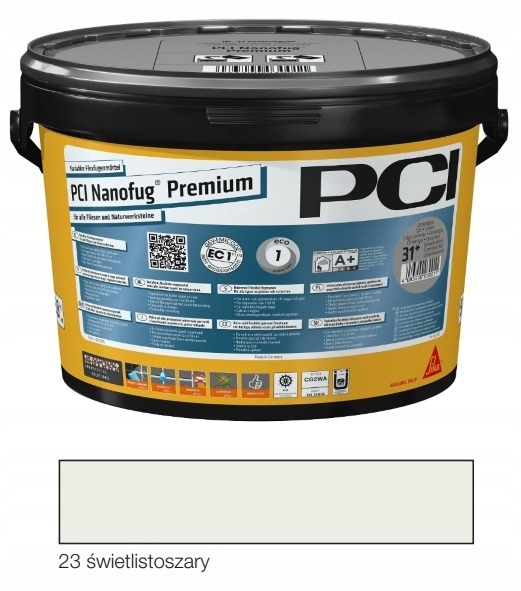 Pci Nanofug Premium 5 kg – světle šedá spárovací hmota č.