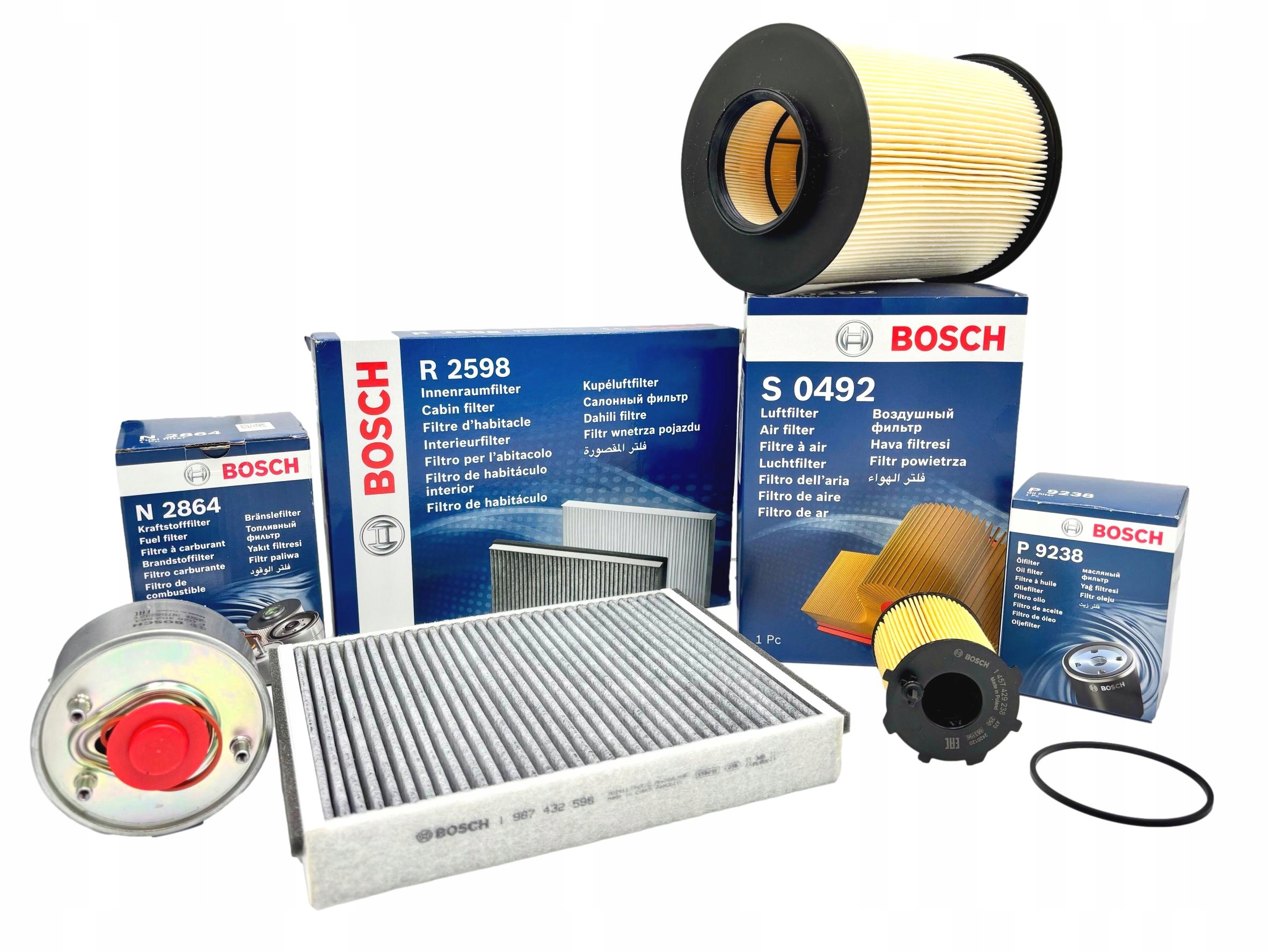 Bosch Sada Filtrů Ford Focus III C-max II Volvo V40 II 1.6 TDCi