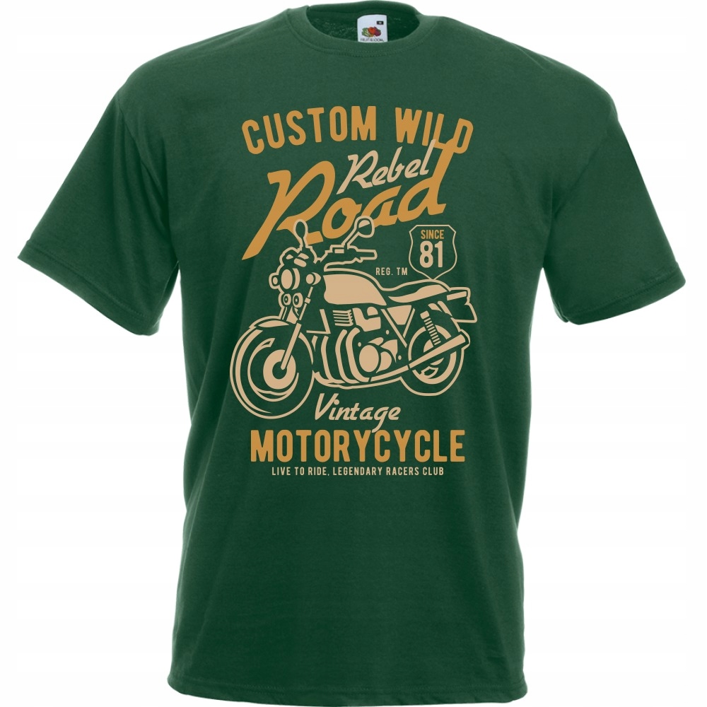 

Koszulka motor motocykl motocyklista L butelkowa