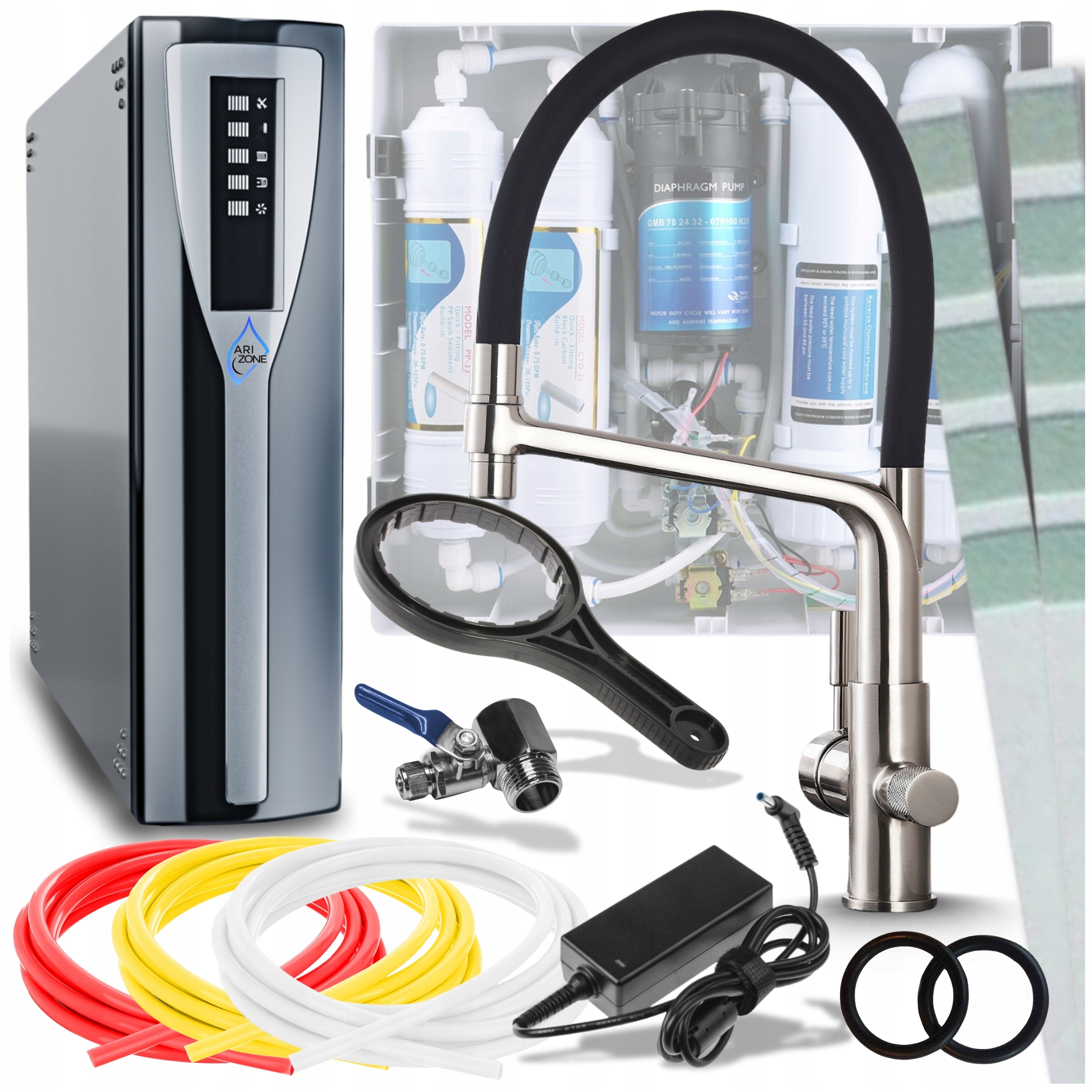 Kuchyňský podskříňový filtr na vodu pod Dřez Kuchyňská baterie Nanofiltrace