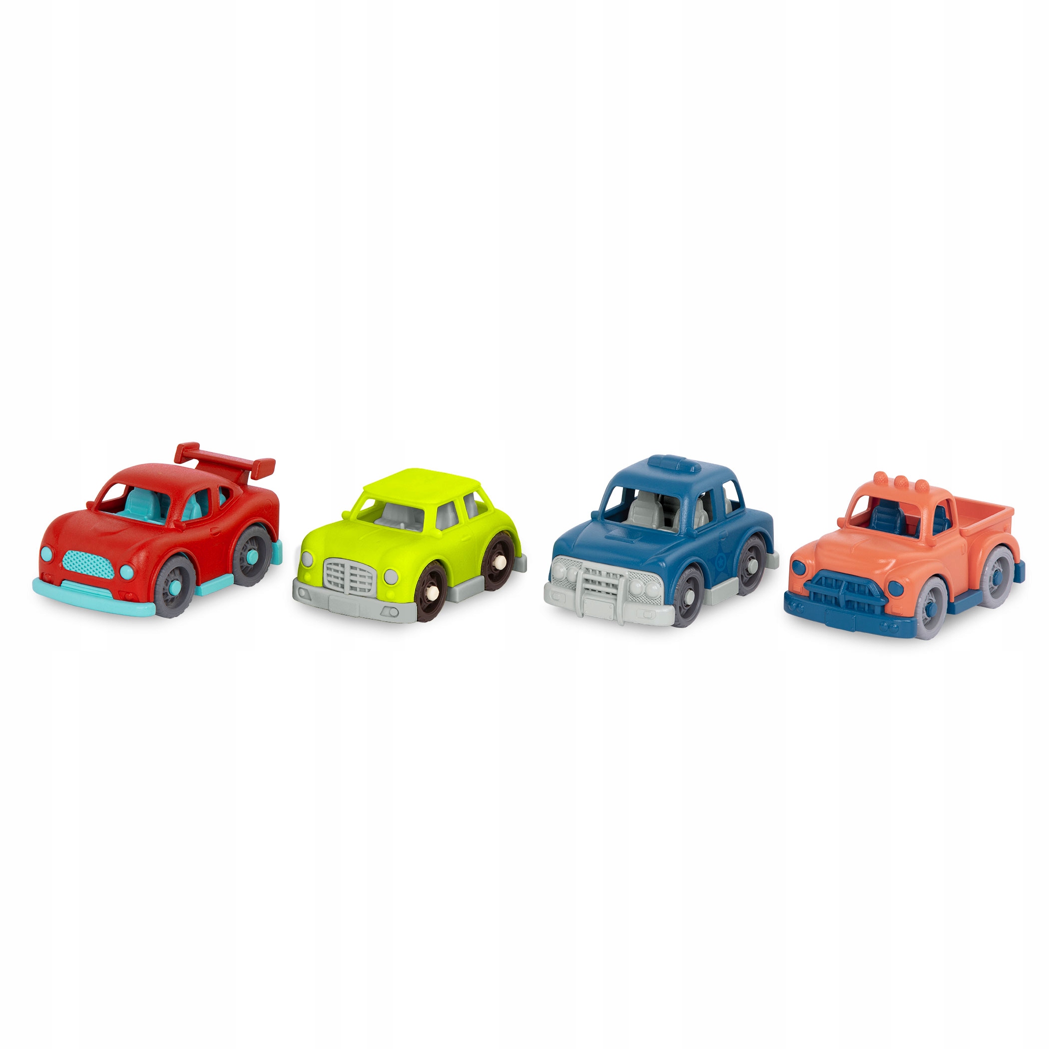 

B.Toys Zestaw 4 małych autek Mini Riders z Pick-up