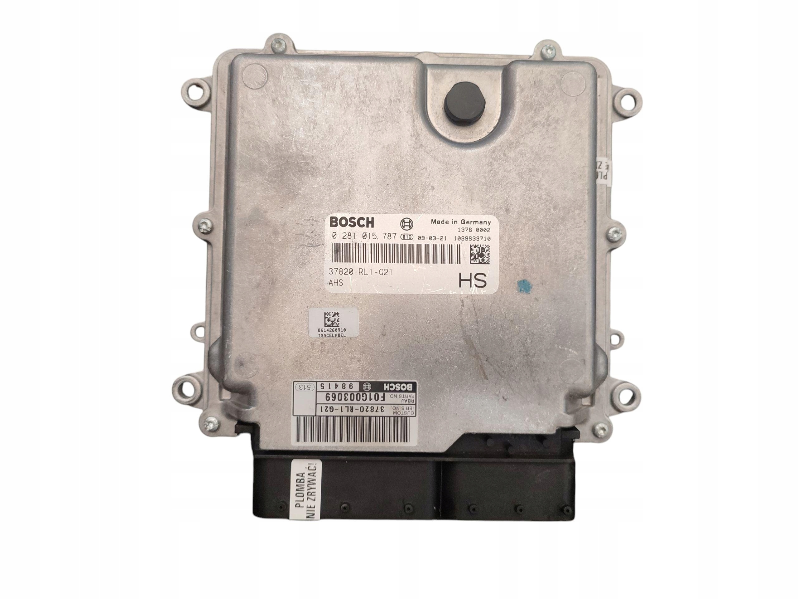 computer Centralina Motore HONDA ACCORD VIII 2.2 e-DTEC 180KM 37820-RL1-G21